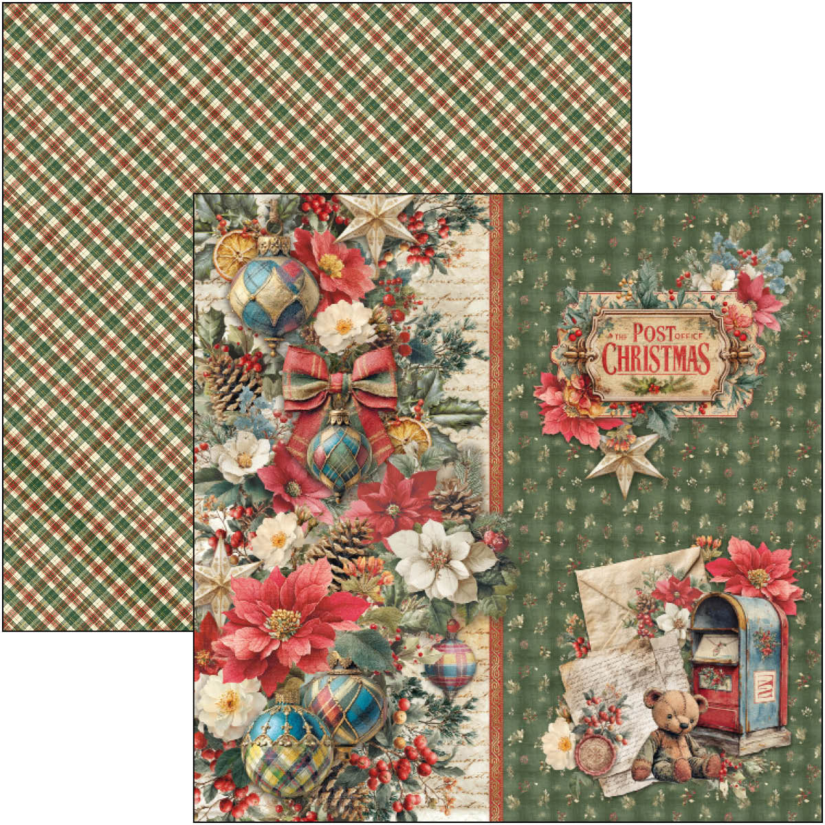 Ciao Bella - Merry & Bright - Paper Pack  (12 ark)  12 x 12"