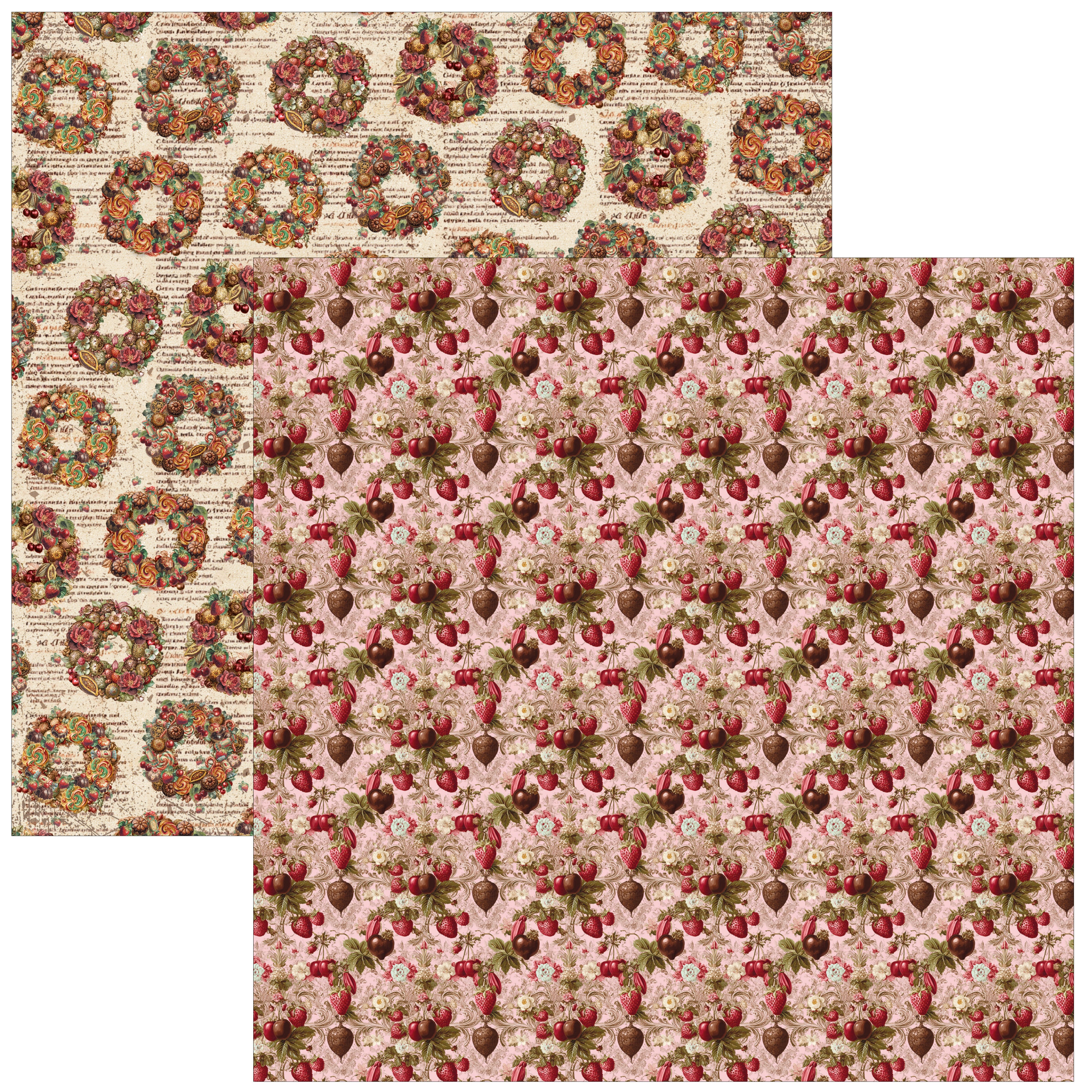 Ciao Bella - The chocolate factory  - Paper Pack  (12 ark)  12 x 12"
