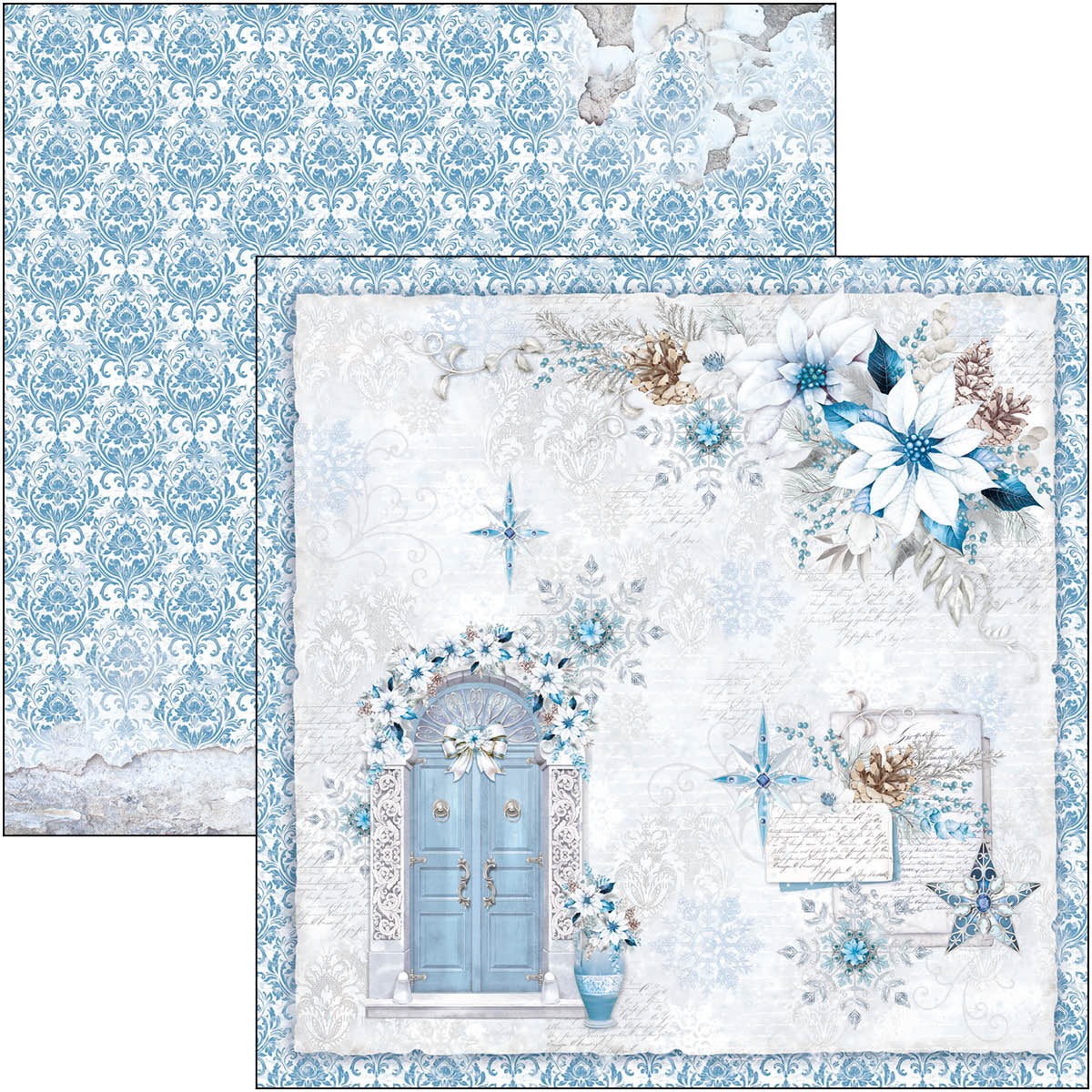 Ciao Bella - Elegance of Blue - Paper Pack  (12 ark)  12 x 12"