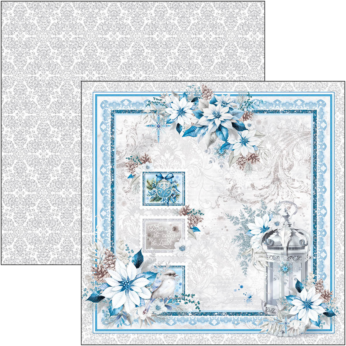 Ciao Bella - Elegance of Blue - Paper Pack  (12 ark)  12 x 12"