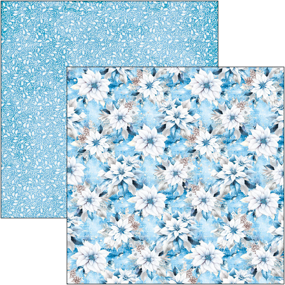 Ciao Bella - Elegance of Blue - Paper Pack  (12 ark)  12 x 12"