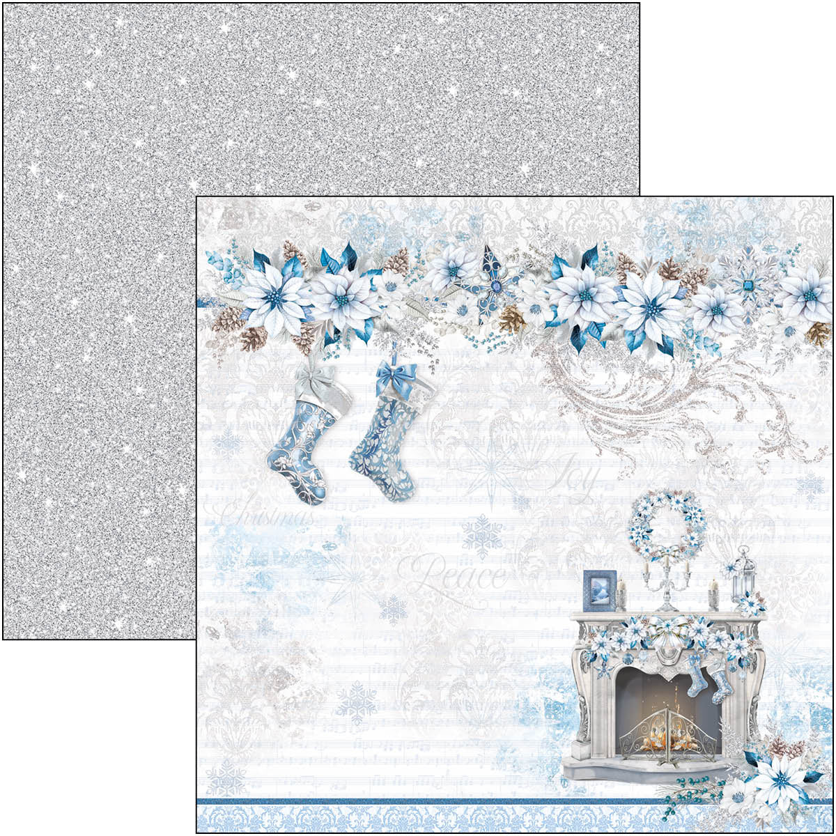 Ciao Bella - Elegance of Blue - Paper Pack  (12 ark)  12 x 12"