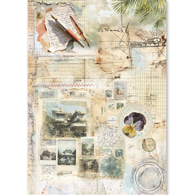 Ciao Bella - Asia Diary  -  Rice Paper Mixed - A5