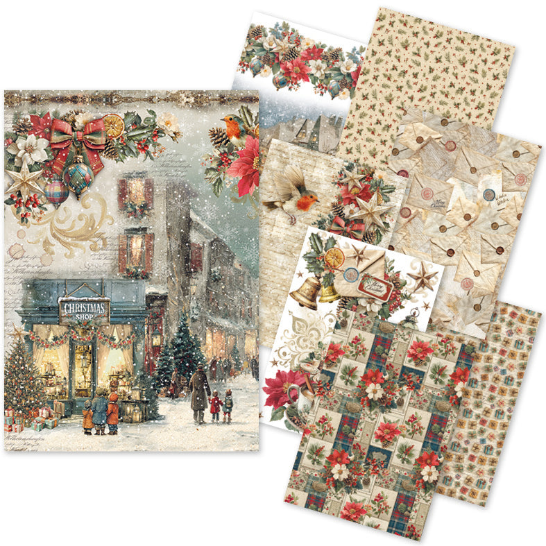 Ciao Bella - Merry & Bright -  Rice Paper Mixed - A5