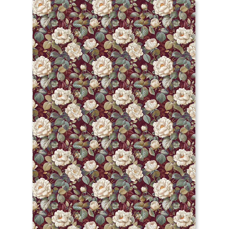 Ciao Bella - Bohemian Burgundy -  Rice Paper Mixed - A5