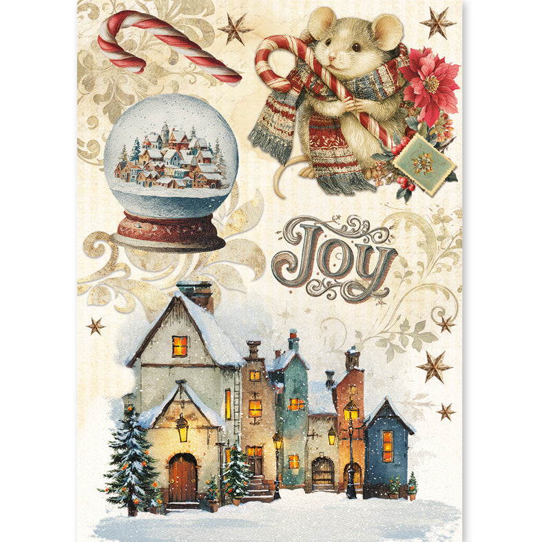 Ciao Bella - Cozy Christmas -  Rice Paper Mixed - A5