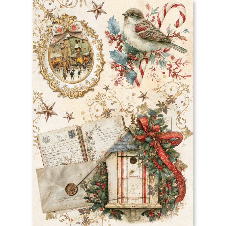 Ciao Bella - Cozy Christmas -  Rice Paper Mixed - A5