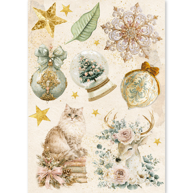 Ciao Bella - Golden Winter -  Rice Paper Mixed - A5