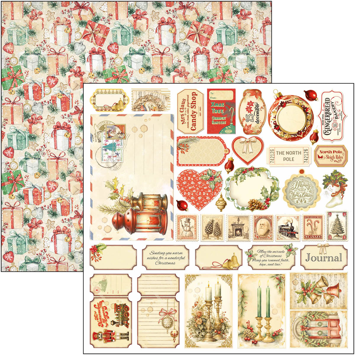 Ciao Bella - The Nutcracker - Paper Pack  (8 ark)  12 x 12"