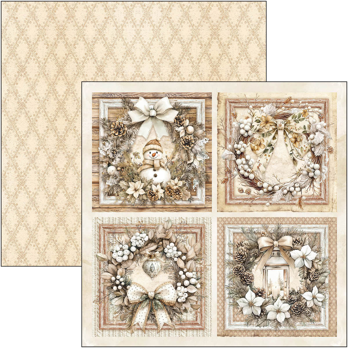 Ciao Bella - Winter Season - Paper Pack  (8 ark)  12 x 12"
