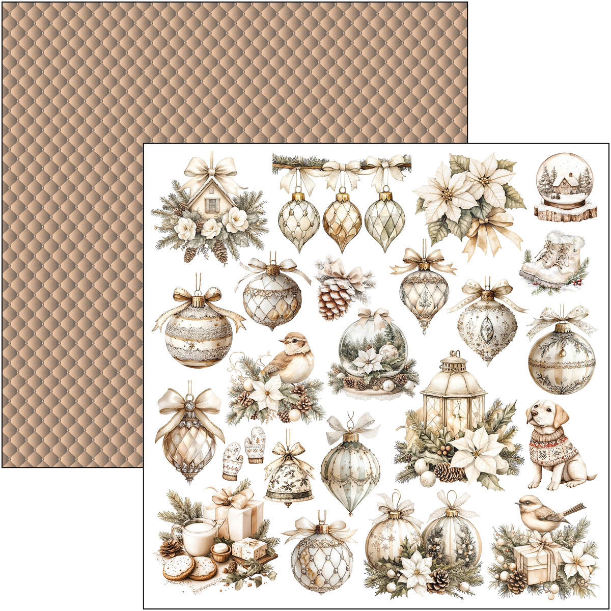 Ciao Bella - Winter Season - Paper Pack  (8 ark)  12 x 12"