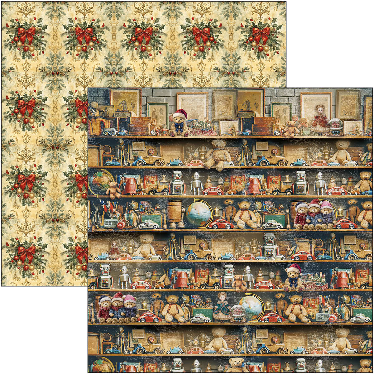 Ciao Bella - Toy Shop - Paper Pack  (8 ark)  12 x 12"