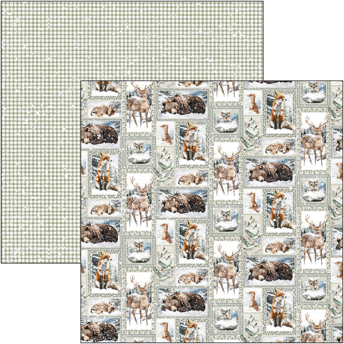 Ciao Bella - Forest Tales - Paper Pack  (8 ark)  12 x 12"