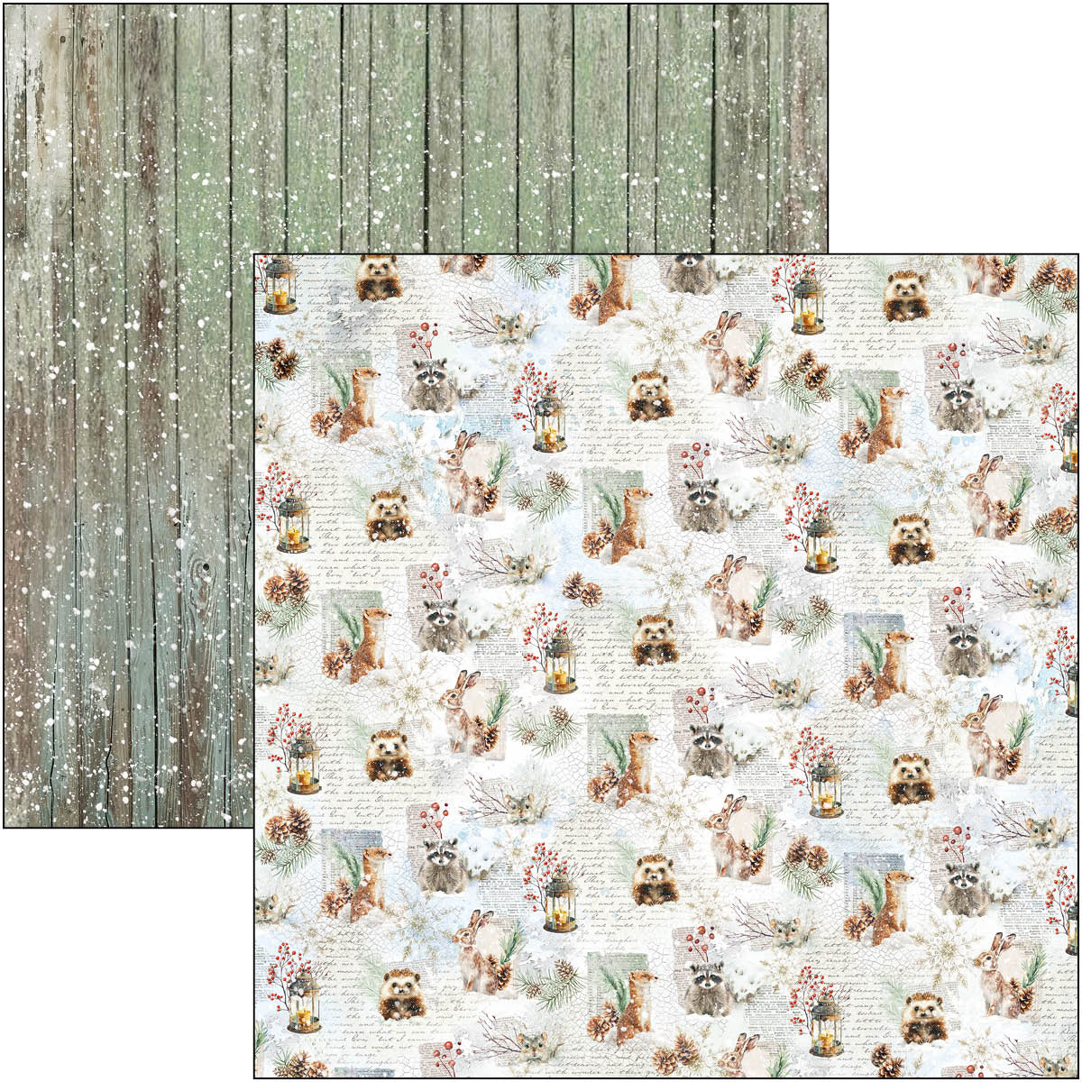 Ciao Bella - Forest Tales - Paper Pack  (8 ark)  12 x 12"