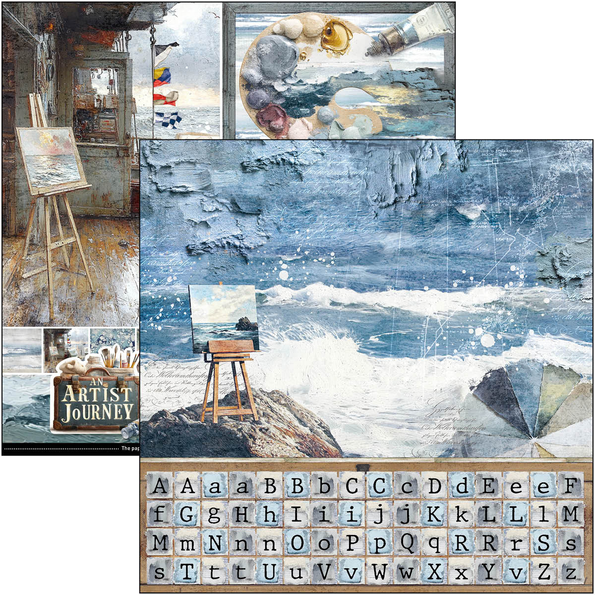 Ciao Bella - An Artist Journey - Paper Pack  (8 ark)  12 x 12"