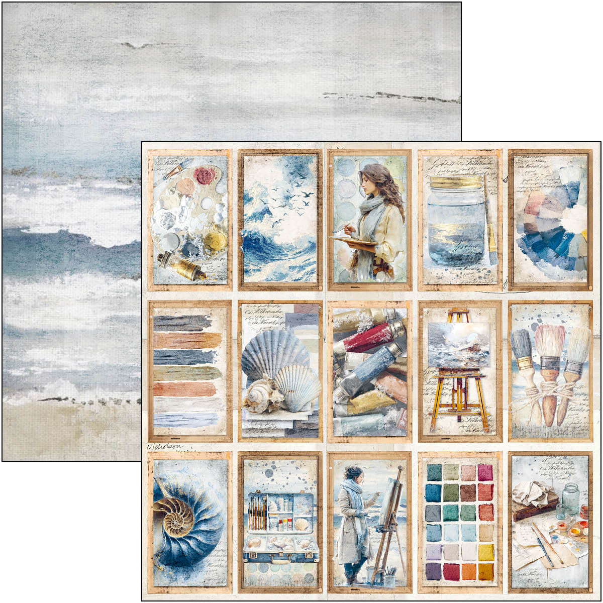 Ciao Bella - An Artist Journey - Paper Pack  (8 ark)  12 x 12"