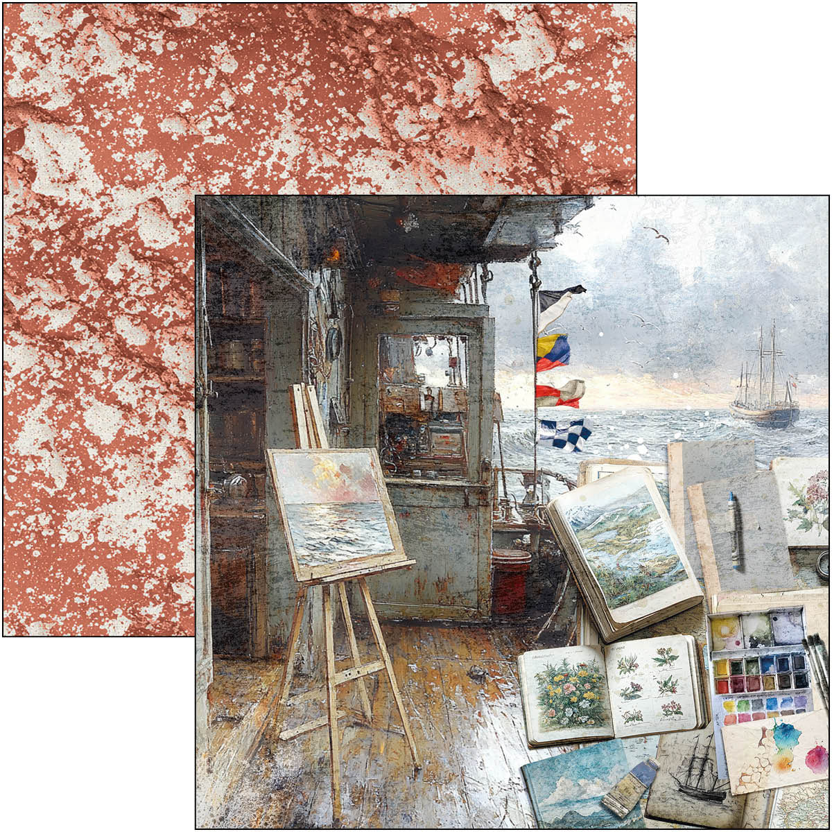 Ciao Bella - An Artist Journey - Paper Pack  (8 ark)  12 x 12"