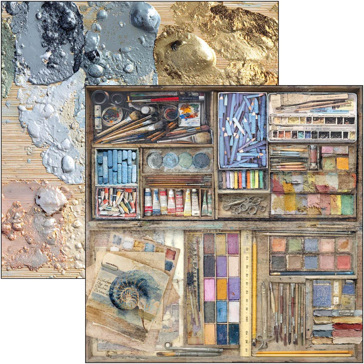 Ciao Bella - An Artist Journey - Paper Pack  (8 ark)  12 x 12"