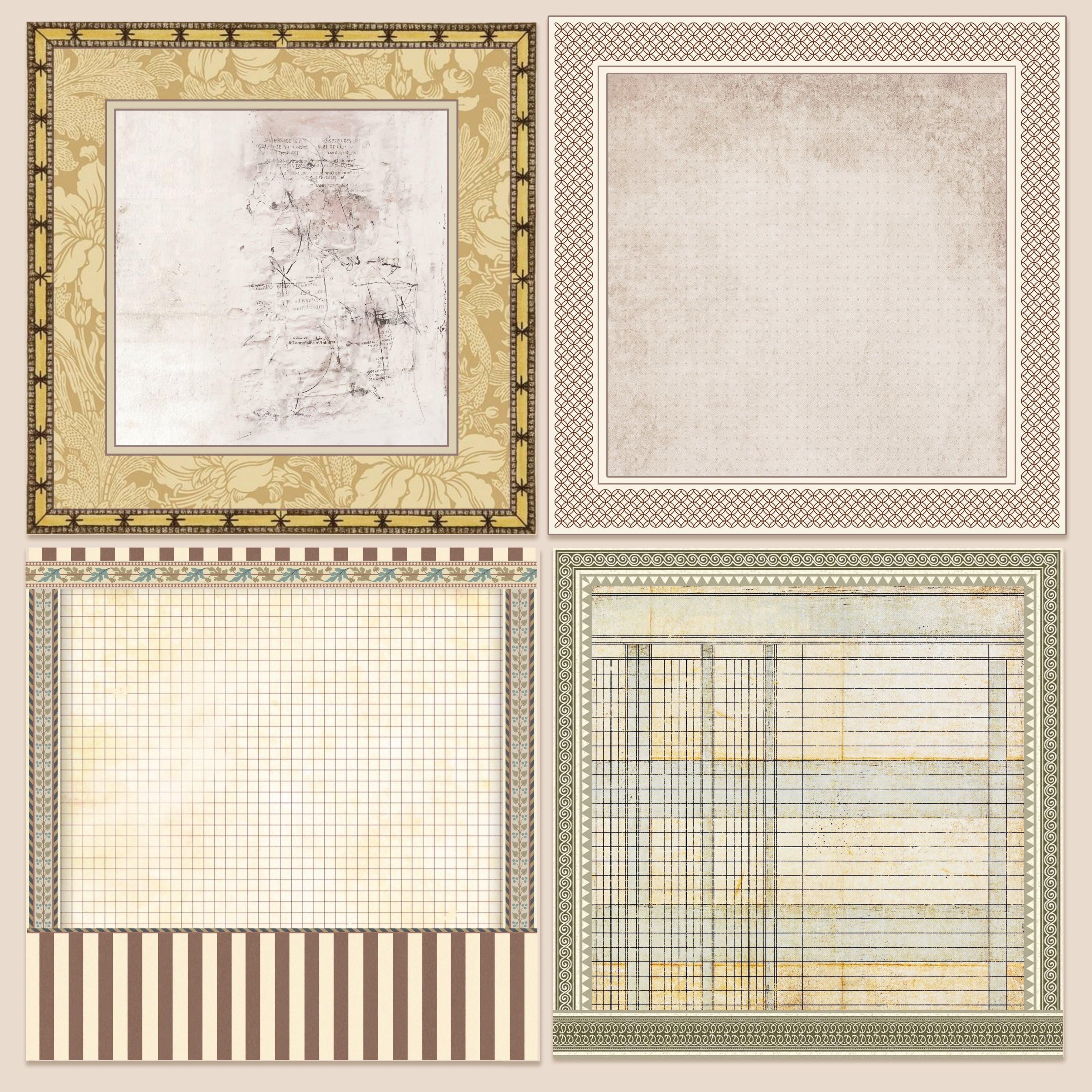 Ciao Bella - Typographic - Paper Pack  (8 ark)  12 x 12"
