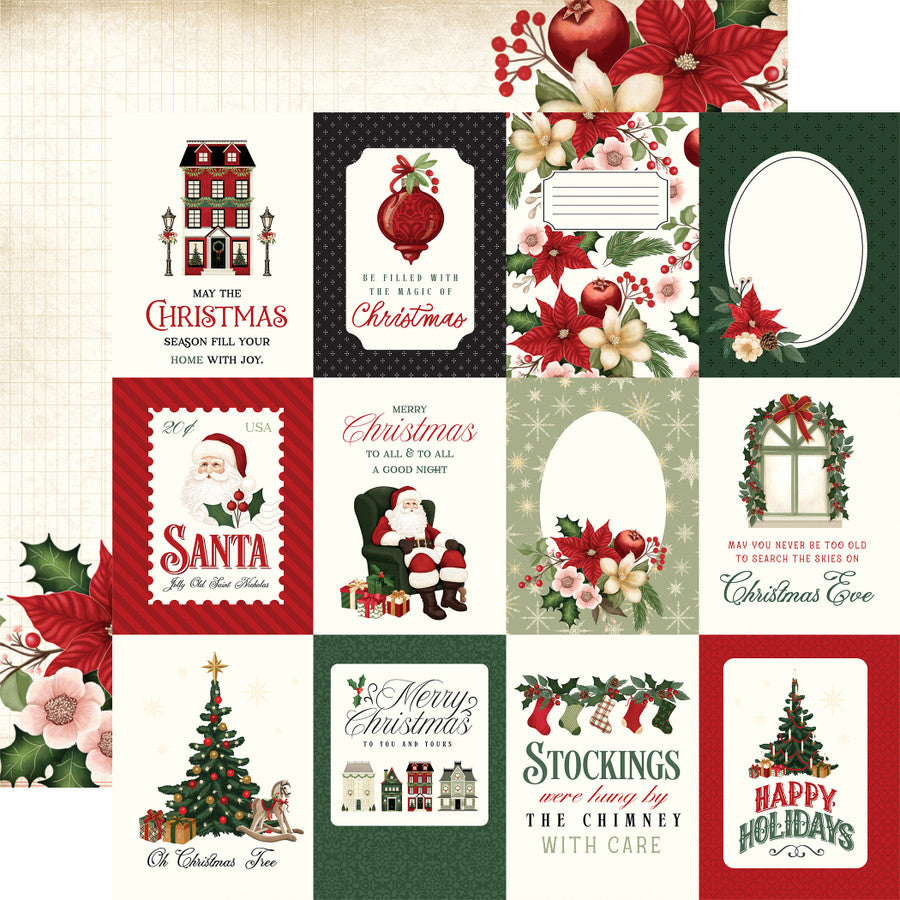 Carta Bella - A Vintage Christmas  -  Collection Kit -  12x12"