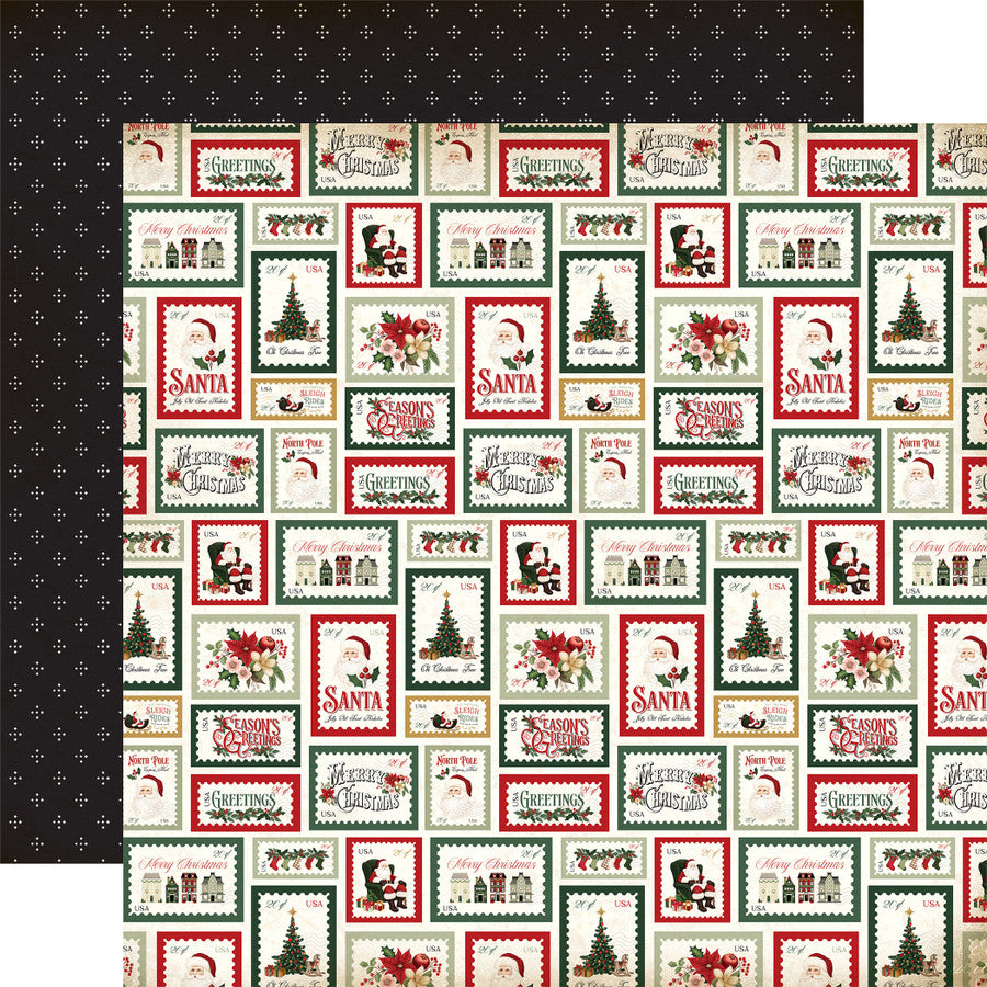 Carta Bella - A Vintage Christmas - Paper Pad - 6 x 6"