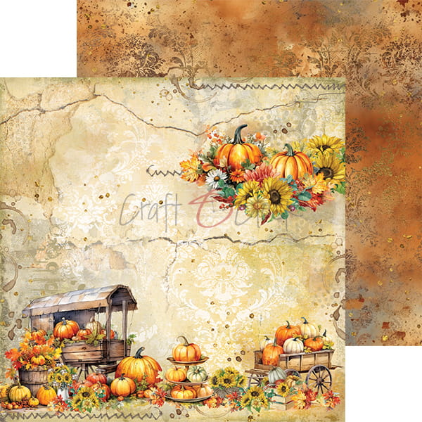 Craft O'Clock - Autumn Beauty - Paper Pack - 8x8"