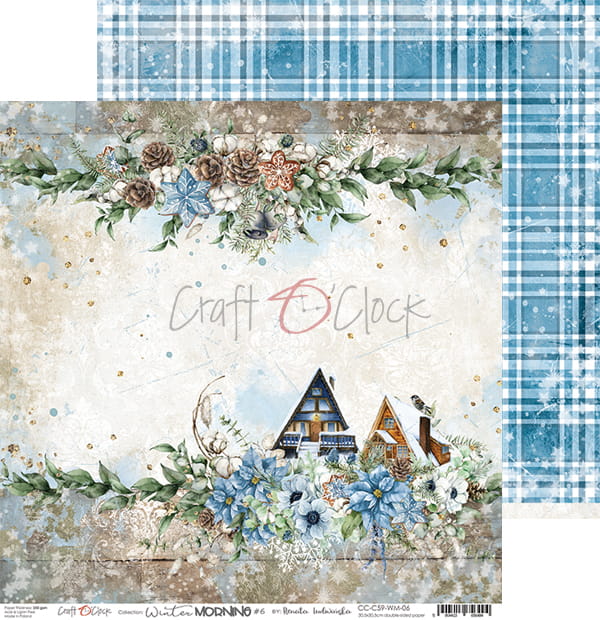 Craft O'Clock - Winter Morning - Paper Pack - 8x8"