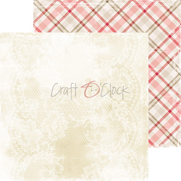 Craft O'Clock - Girl & Curl  - Basic Paper Pad - 8x8"