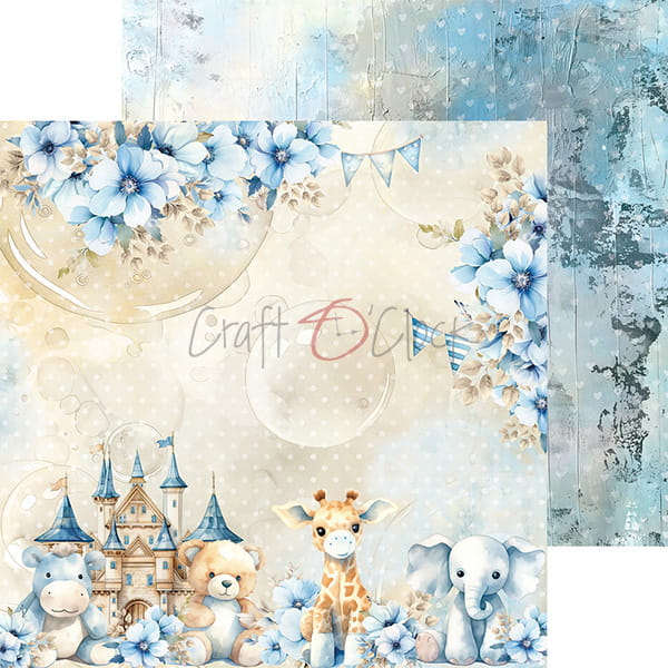 Craft O'Clock - Boy & Toy - Paper Pack -  12 x 12"