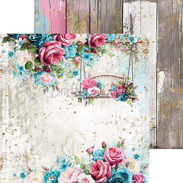 Craft O'Clock - Soulflowers - Paper Pack -  12 x 12"