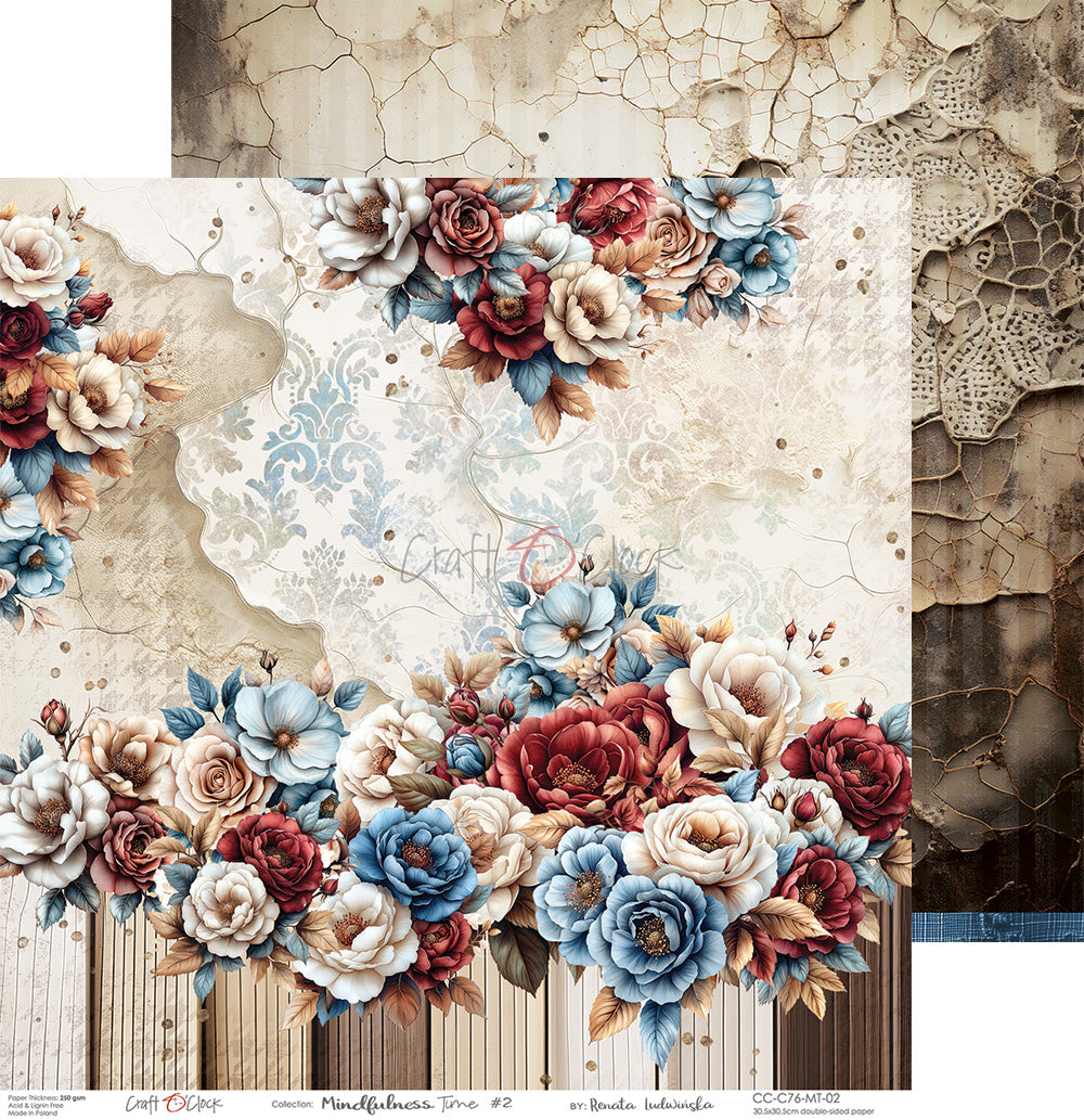 Craft O'Clock - Mindfulness time - Paper Pack -  12 x 12"
