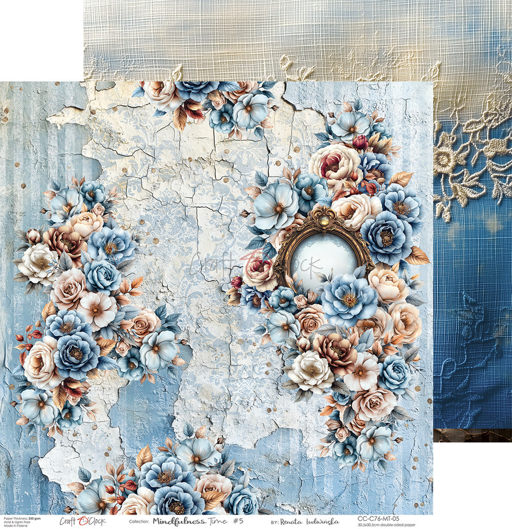 Craft O'Clock - Mindfulness time - Paper Pack -  12 x 12"