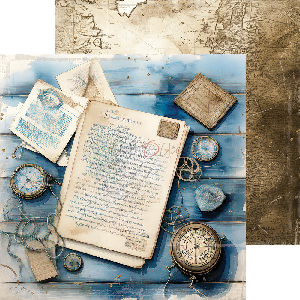 Craft O'Clock - Summer Adventures - Paper Pad - 8x8"