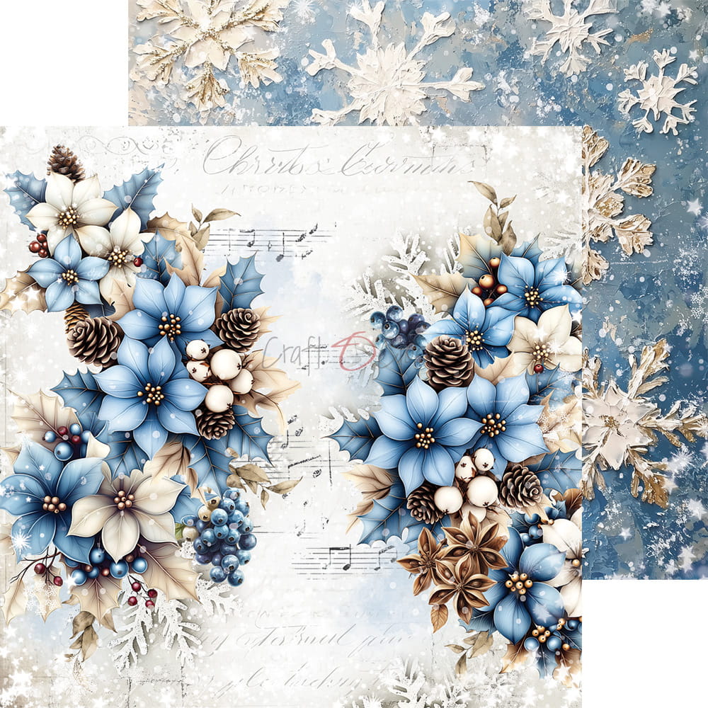 Craft O'Clock - Jolly Season - Paper Pad - 8x8"