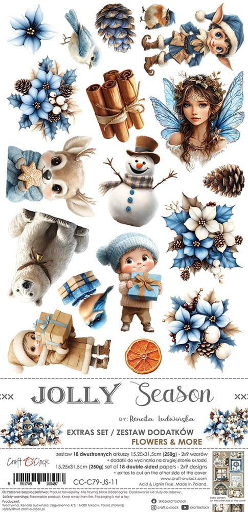 Craft O'Clock - Jolly Season - Extras Set - Mix