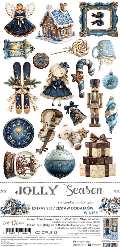 Craft O'Clock - Jolly Season - Extras Set - Mix