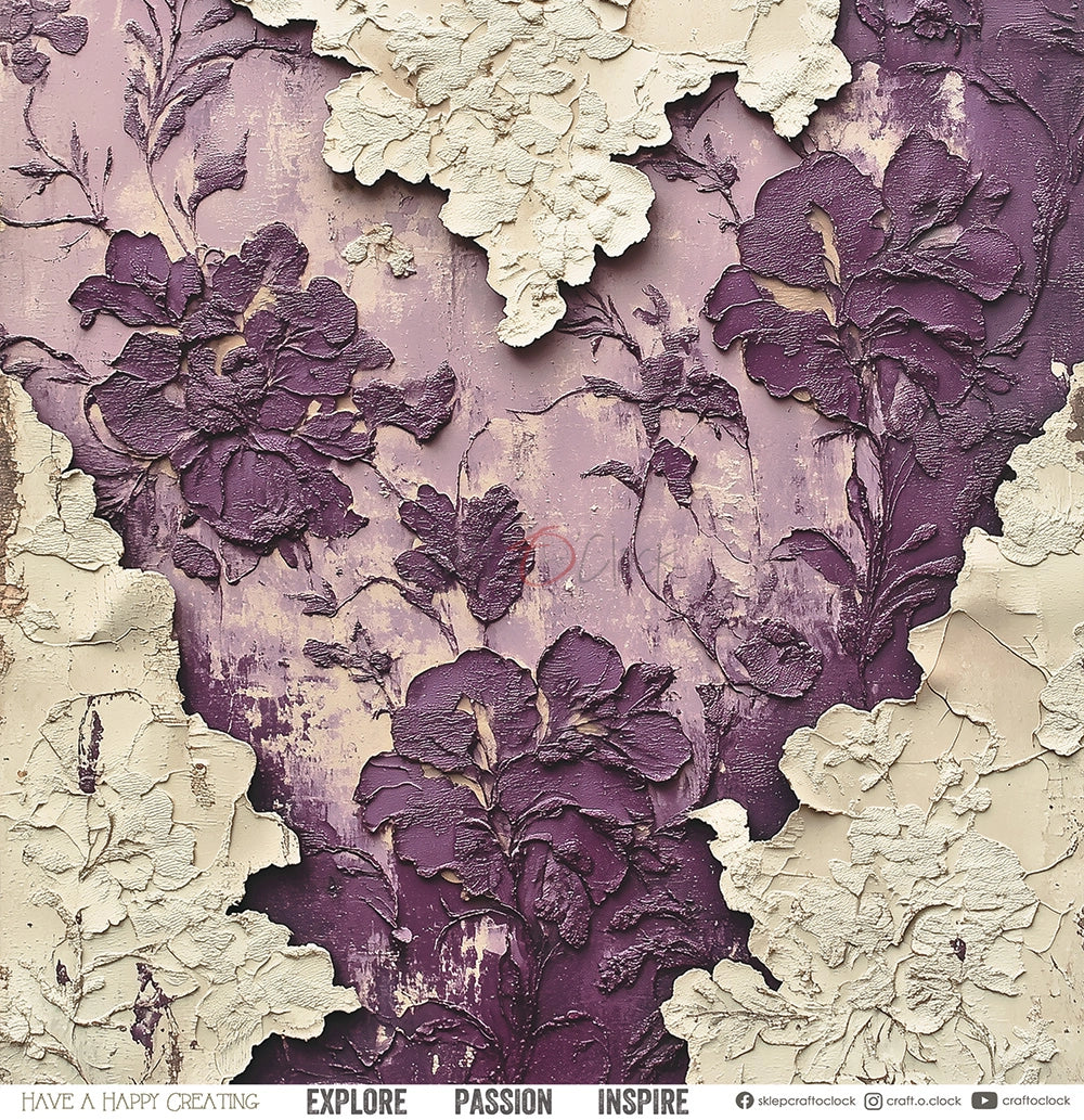 Craft O'Clock - Plum & Caramel - Paper Pack -  12 x 12"