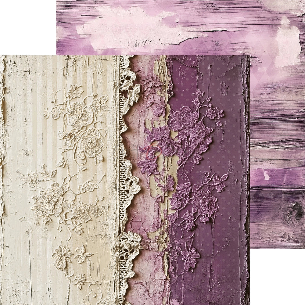 Craft O'Clock - Plum & Caramel - Extras Set - MIX - 8x8"