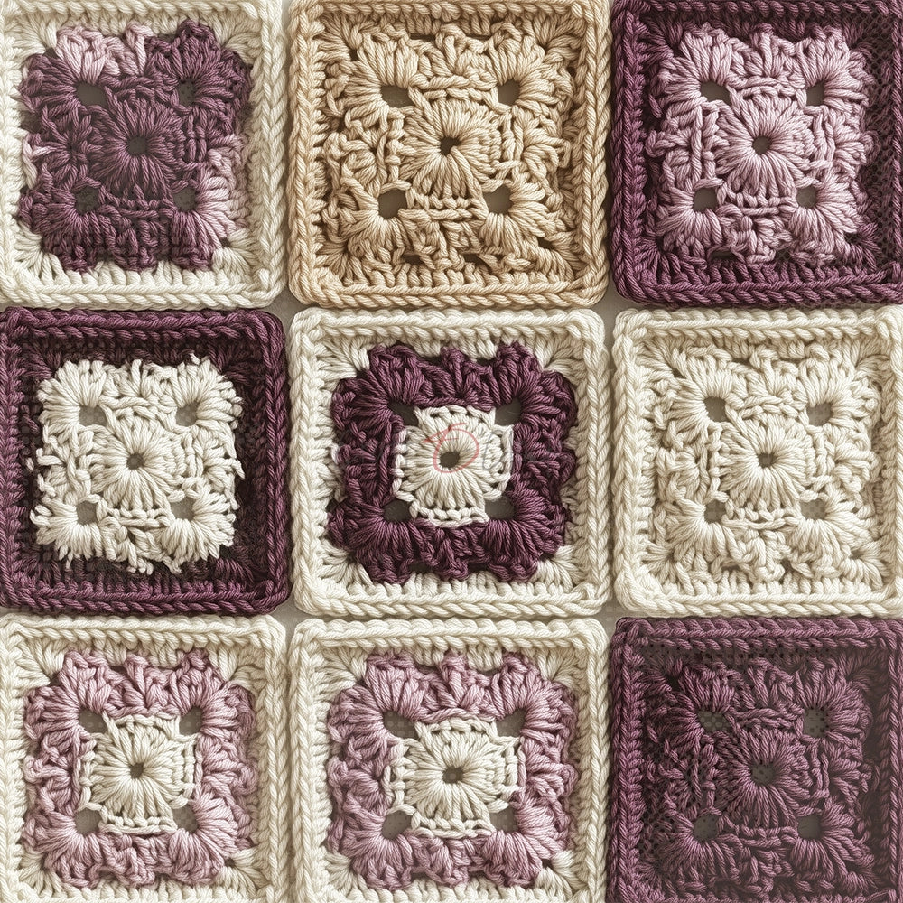 Craft O'Clock - Plum & Caramel - Extras Set - MIX - 8x8"