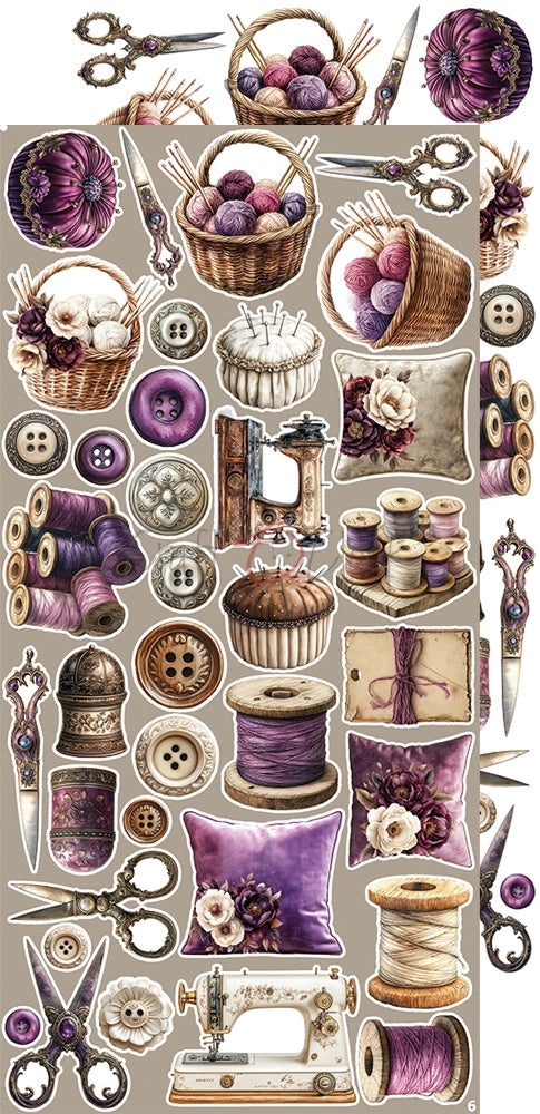 Craft O'Clock - Plum & Caramel - Extras Set - Mix