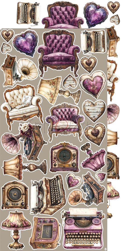 Craft O'Clock - Plum & Caramel - Extras Set - Mix