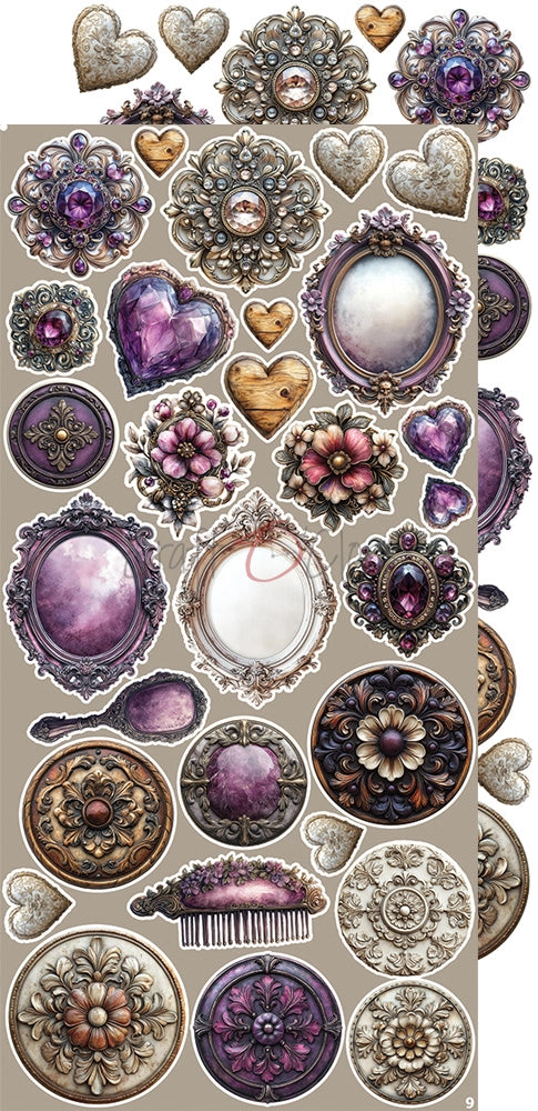 Craft O'Clock - Plum & Caramel - Extras Set - Mix