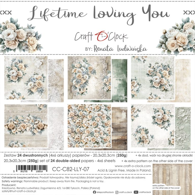 Craft O'Clock - Lifetime Loving You - 8x8"