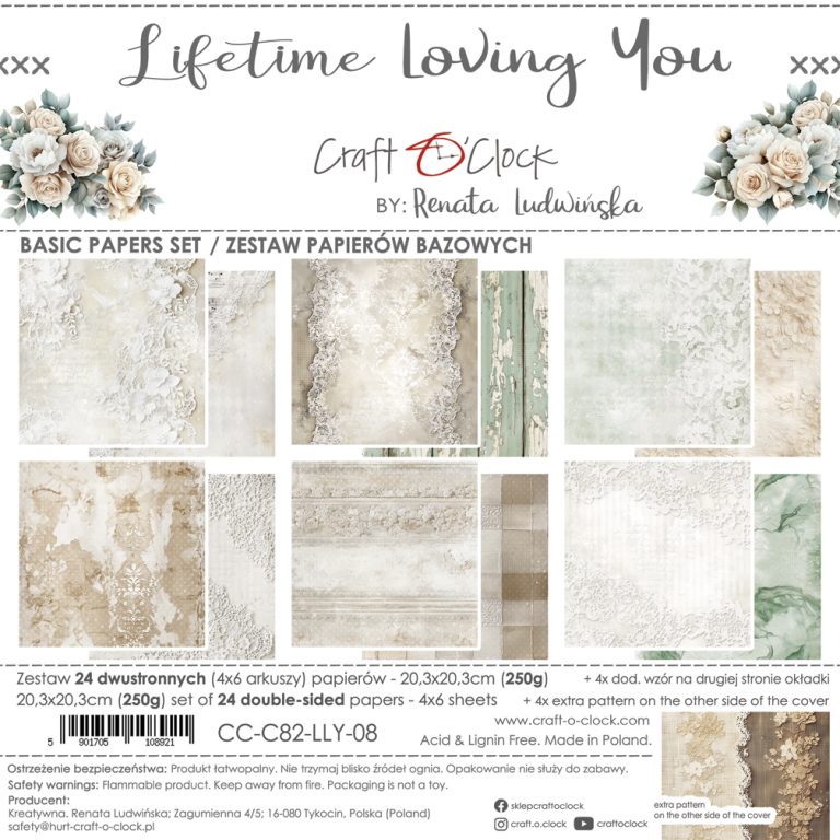 Craft O'Clock - Lifetime Loving You - Basic - 8x8"