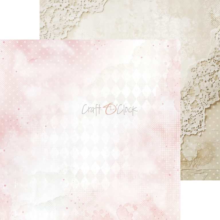 Craft O'Clock - Baby Girl Universe - Paper Pack - 8 x 8" Basic