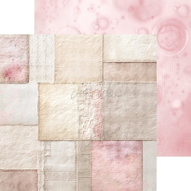 Craft O'Clock - Baby Girl Universe - Paper Pack - 8 x 8" Basic