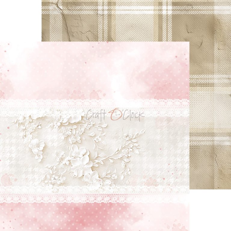 Craft O'Clock - Baby Girl Universe - Paper Pack - 8 x 8" Basic