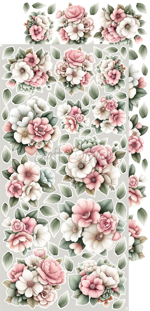 Craft O'Clock - Baby Girl Universe - Extras Set - Flowers & More