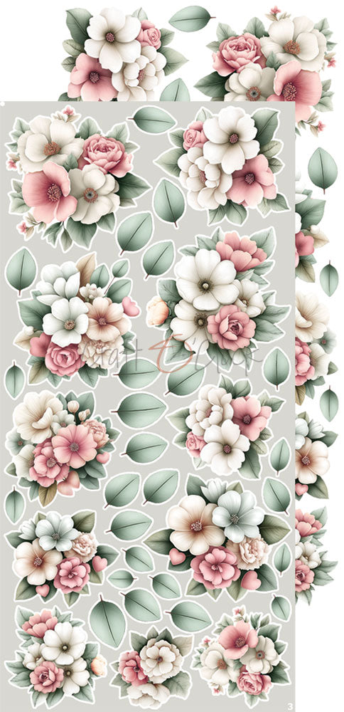 Craft O'Clock - Baby Girl Universe - Extras Set - Flowers & More