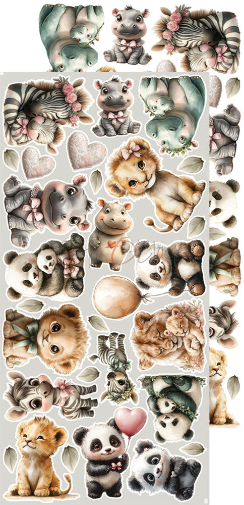 Craft O'Clock - Baby Girl Universe - Extras Set - Flowers & More